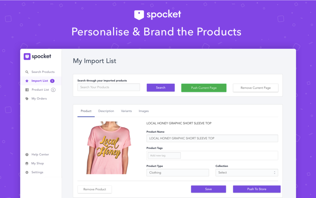 Spocket features